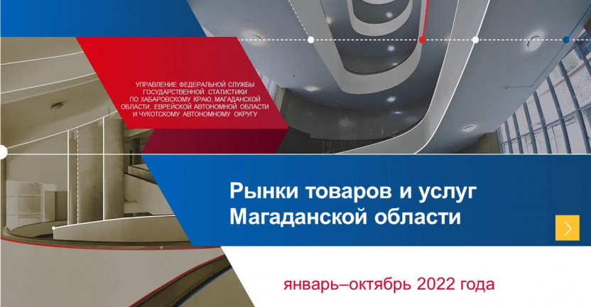Рынки товаров и услуг Магаданской области в январе-октябре 2022 года